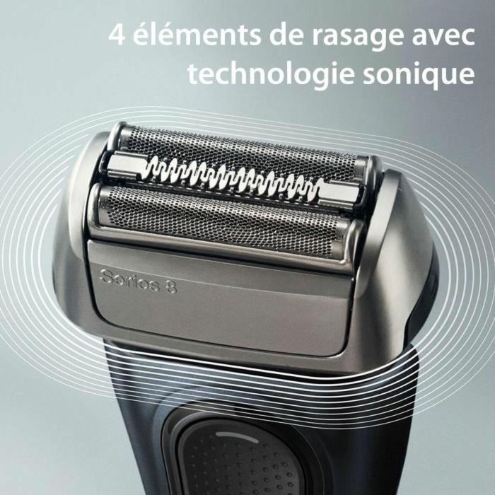 Braun BRA7500435218009 Afeitadora Eléctrica Series 8 8513s Wet&Dry, 4 Elementos de Afeitado, 60 min Autonomía, Negra 4 Braun BRA7500435218009 Afeitadora Eléctrica Series 8 8513s Wet&Dry, 4 Elementos de Afeitado, 60 min Autonomía, Negra 4