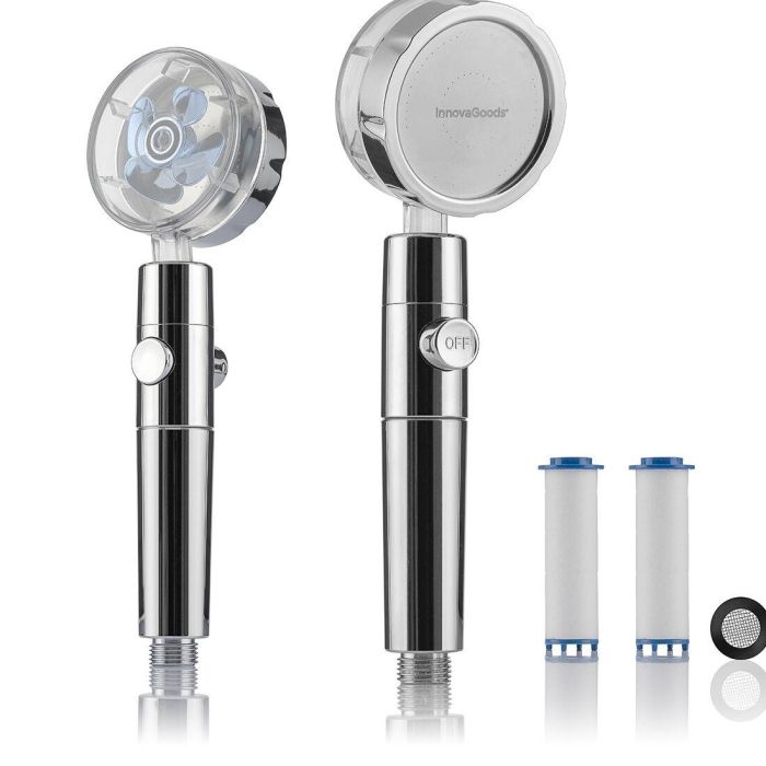 Ecoducha con Hélice de Presión y Filtro Purificador Heliwer InnovaGoods 3