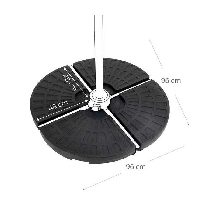 Base para Sombrilla Aktive 48 x 7,5 x 48 cm Plástico 3