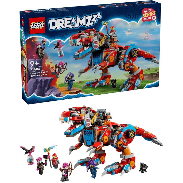 Lego 71484 Set de Construcción DREAMZzz Robot Dinosaurio C-Rex de Cooper con Minifigura T. rex o Pterodáctilo 2