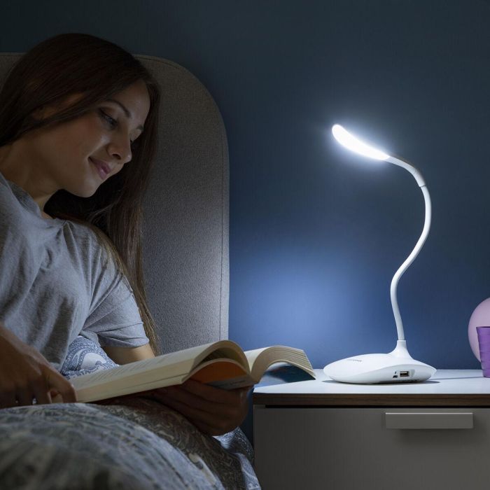 Lámpara LED de Mesa Recargable Táctil Lum2Go InnovaGoods Lámpara LED de Mesa Recargable Táctil Lum2Go InnovaGoods