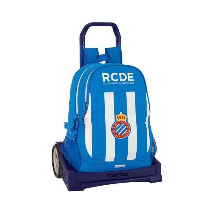 Mochila Escolar con Ruedas Evolution RCD Espanyol 2 Mochila Escolar con Ruedas Evolution RCD Espanyol 2