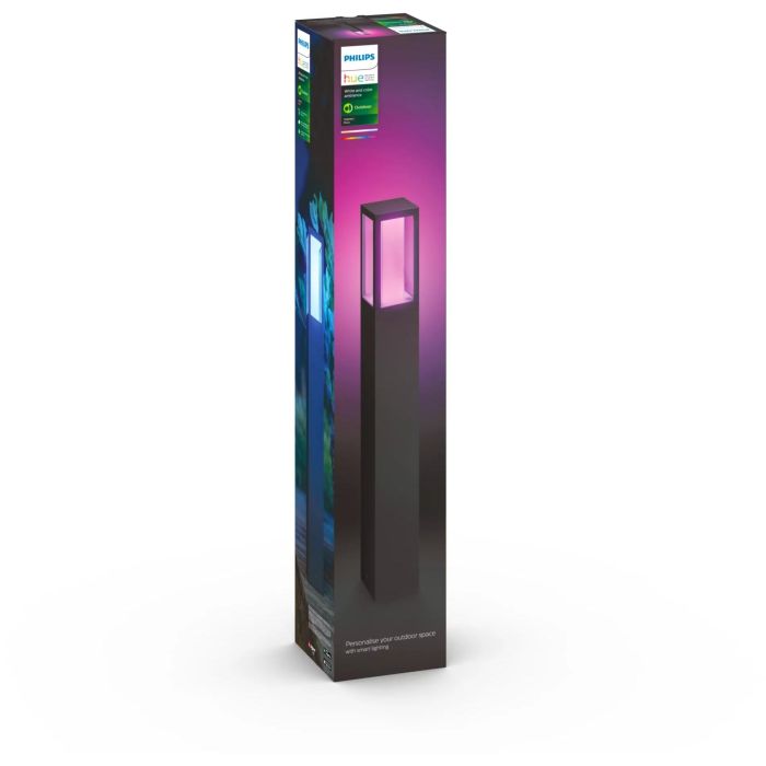 Philips Hue White & Color Ambiance Impress Wegeleuchte groß Schwarz 3 Philips Hue White & Color Ambiance Impress Wegeleuchte groß Schwarz 3