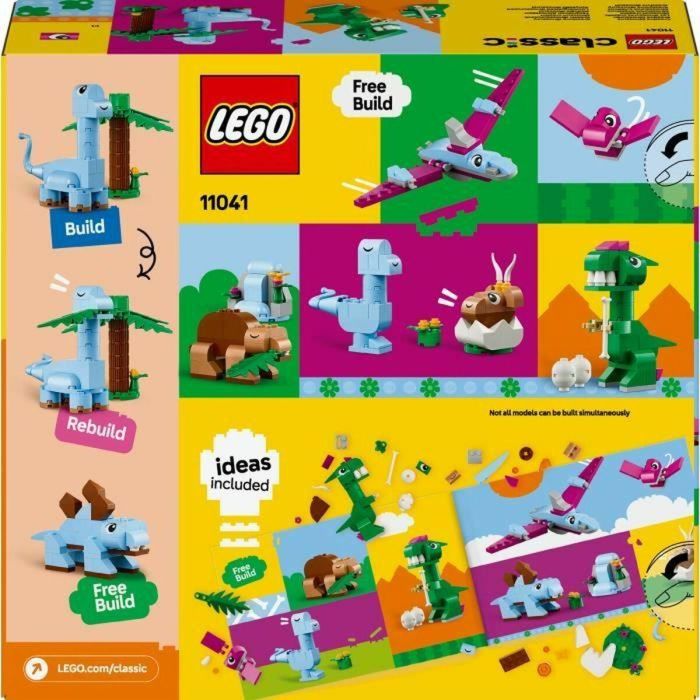 LEGO 11041 Classic Juguete de Construcción: Dinosaurios Creativos con T-Rex 1