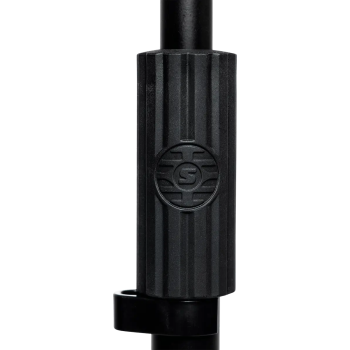 SBG Soporte de Micrófono Recto de Suelo con Base Redonda 30cm | Altura Ajustable 889-1625mm | Acero Negro 2