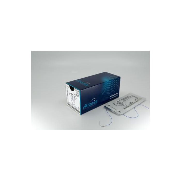 Atramat Sutura Pdx Plus Polidioxanona 2-0 Aguja Triangular 3/8 24mm Hilo 90cm Absorción Lenta 12 Unidades