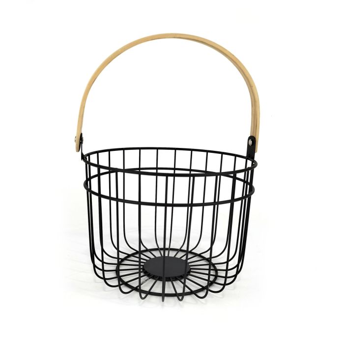 Quttin Cesta Organizador Redonda Rustic, 28x26.5x22 cm (12 Unidades) 2