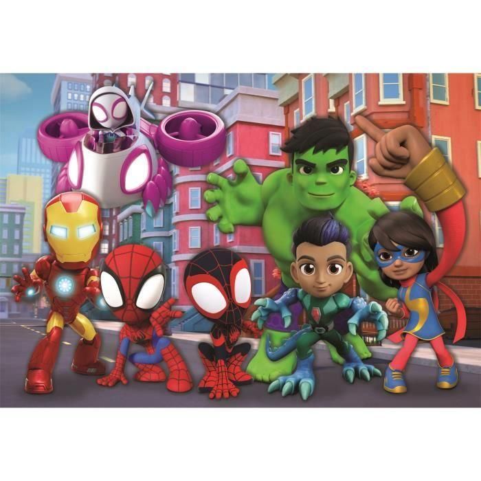 CLEMENTONI - 24 piezas Maxi - Spidey y sus extraordinarios amigos 1 CLEMENTONI - 24 piezas Maxi - Spidey y sus extraordinarios amigos 1