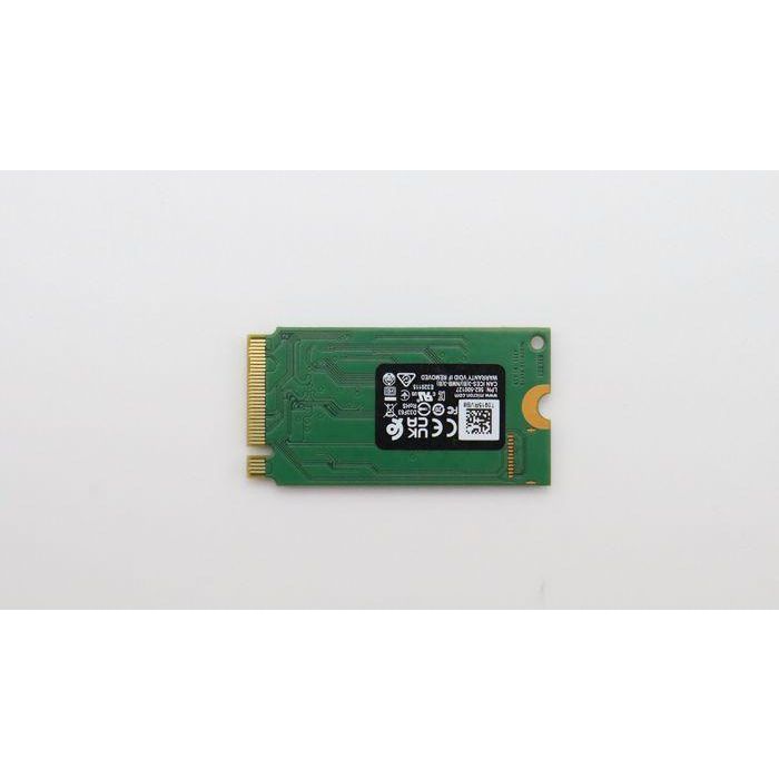 Lenovo M.2 2242 solid-state drive, 512GB capacity, PCIe 4x4 interface, optimized for high-speed data transfer, OPAL certified. 1 Lenovo M.2 2242 solid-state drive, 512GB capacity, PCIe 4x4 interface, optimized for high-speed data transfer, OPAL certified. 1