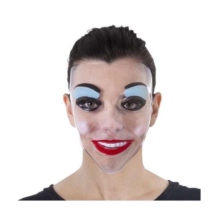 1/2 transparent pvc mask 1/2 transparent pvc mask