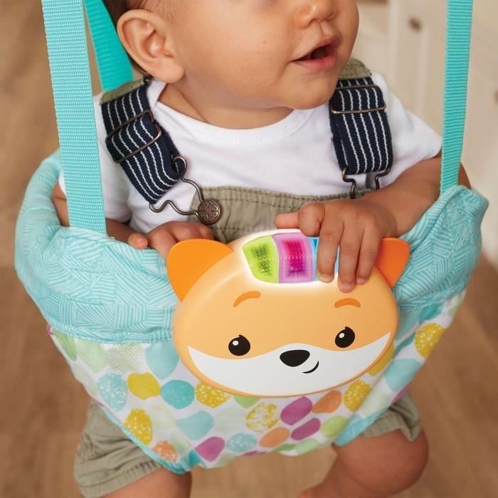 Infantino 303117 Saltador de Puerta Zorro 2 en 1 con Sonidos y Luces 3