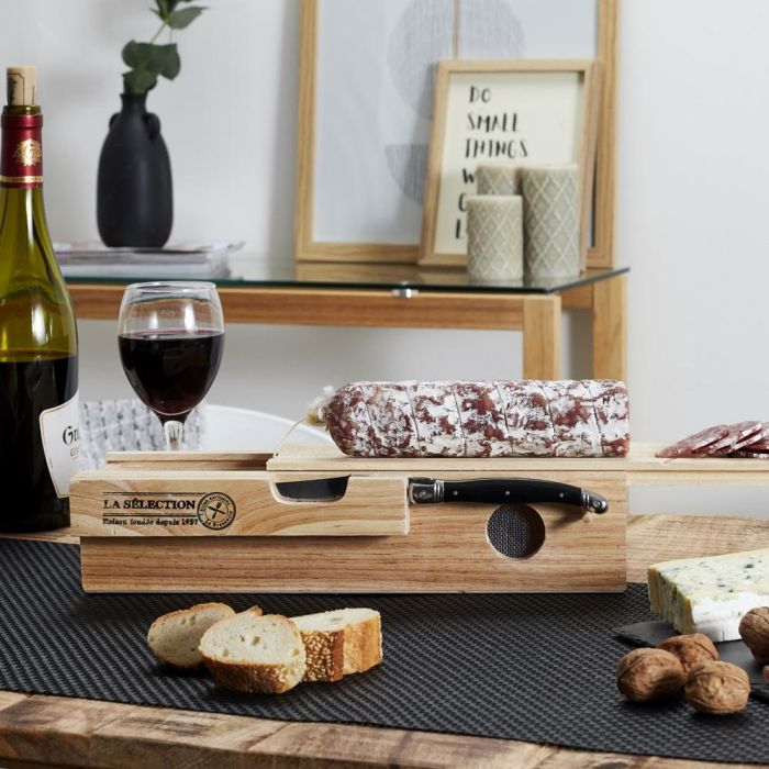 Cook Concept Industriel Caja/Tabla Embutido con Cuchillo 33x8,5x8 cm 4