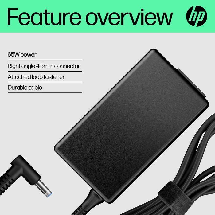 HP 65W Smart AC Adapter 8 HP 65W Smart AC Adapter 8