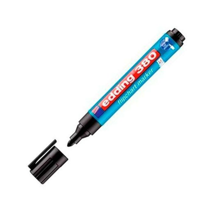 Marcador Edding 380 Flipchart Negro (10 Unidades) 3 Marcador Edding 380 Flipchart Negro (10 Unidades) 3