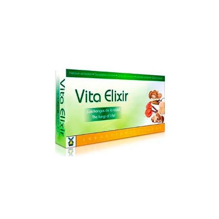 TEGOR Vita Elixir con Reishi, Cordyceps, Shiitake, Champiñón del Sol y Melena de León - 60 Cápsulas