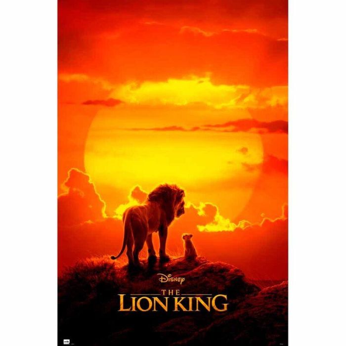 ERIK Poster El Rey León Disney 91,5x61cm Papel Brillo Alta Calidad 150 gr