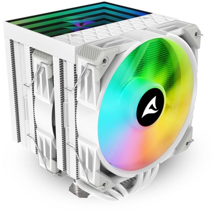 Sharkoon A60 RGB Refrigerador de aire para CPU 2 ventiladores 12cm 260W TDP Blanco 4 Sharkoon A60 RGB Refrigerador de aire para CPU 2 ventiladores 12cm 260W TDP Blanco 4