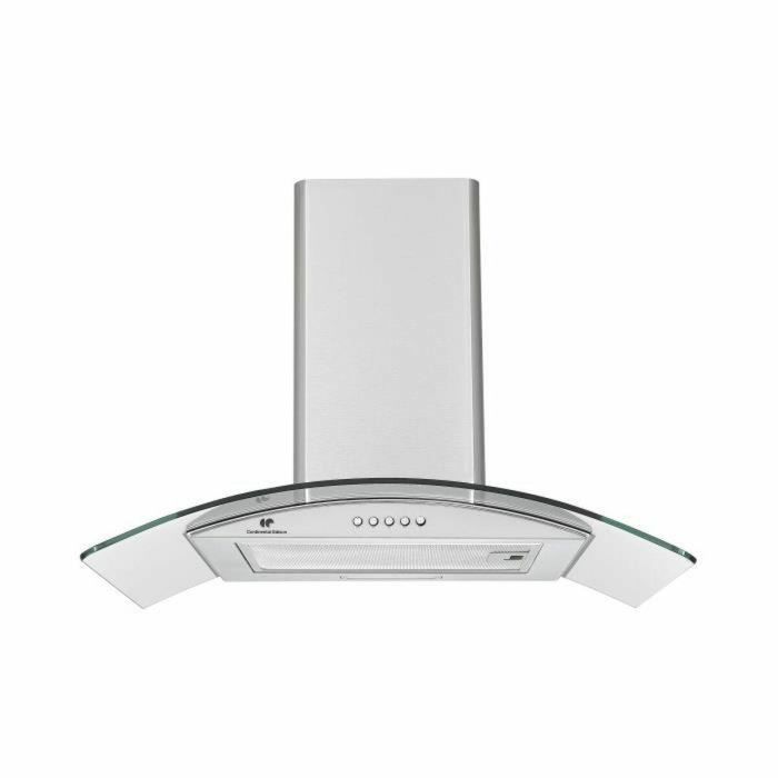 Continental Edison Decorative Hood - L60 cm - vidrio de acero inoxidable