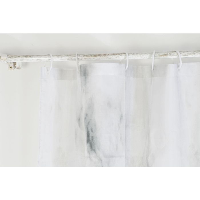 DKD Home Decor Cortina de Baño Glam, Colección Baño Mármol, Fabricada en Poliéster, Medidas 180 x 180 cm 1 DKD Home Decor Cortina de Baño Glam, Colección Baño Mármol, Fabricada en Poliéster, Medidas 180 x 180 cm 1