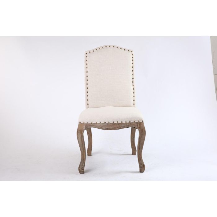 Silla Romantico DKD Home Decor Beige Marron 52 x 102 x 53 cm (2 Unidades) 2