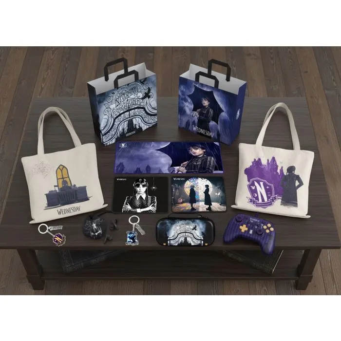 Konix KON3328170032087 - Gamepad con Cable para Nintendo Switch/Switch 2 y PC - Morado y Negro - Agarres Antideslizantes