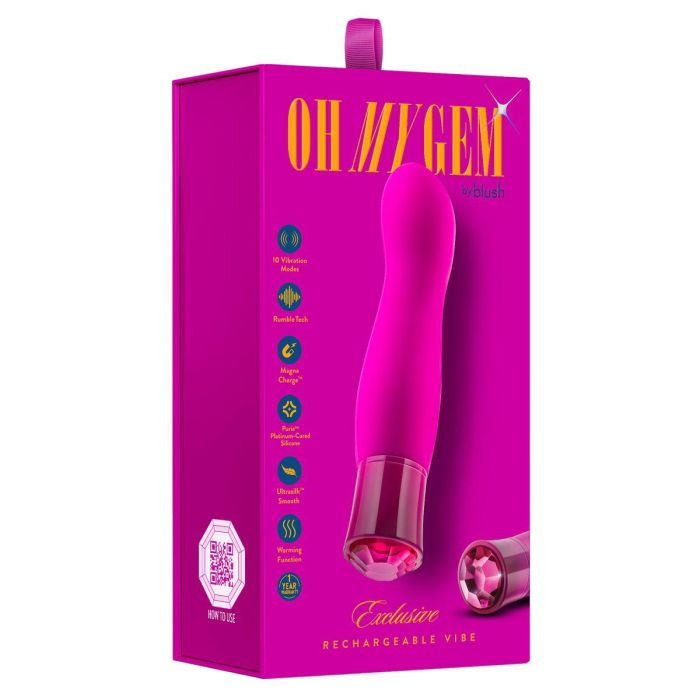 Mini Vibrador Blush Oh My Gem Exclusive Rosa 3 Mini Vibrador Blush Oh My Gem Exclusive Rosa 3