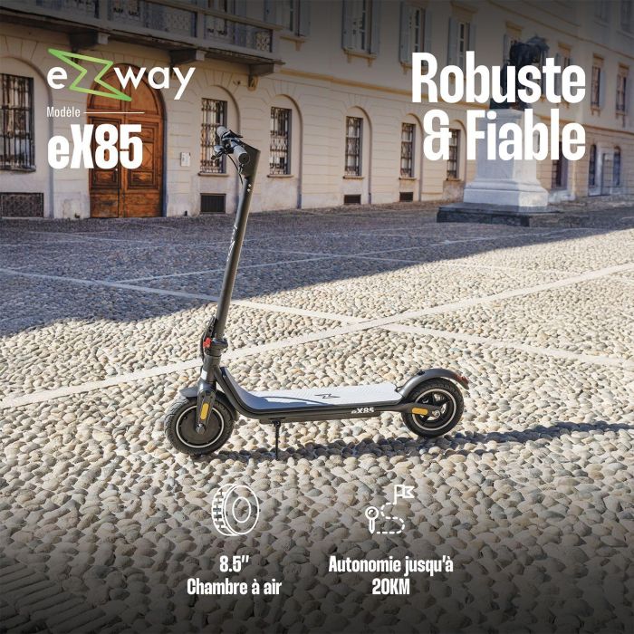 Ezway EX85 Patinete eléctrico - 300 W - Ruedas de 8.5" - Autonomía 20 km 2