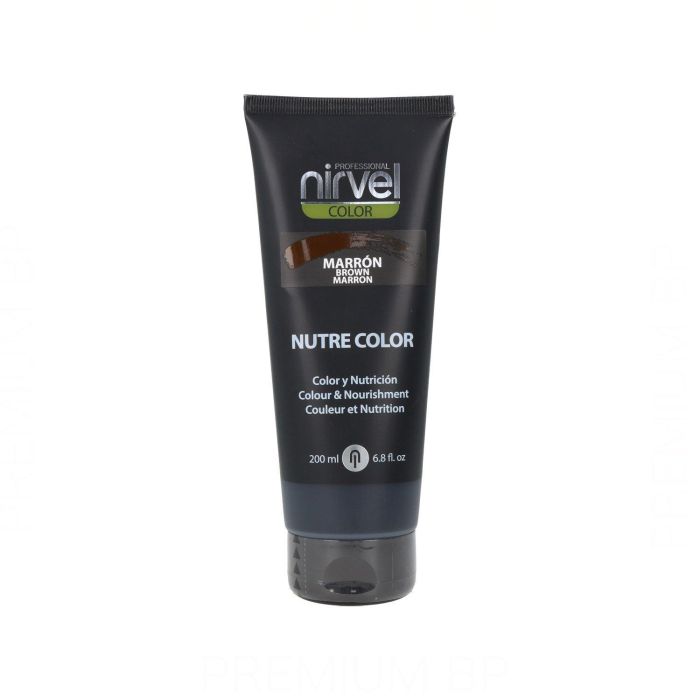 Nirvel Nutre Color Marrón - Coloración Temporal Nutritiva y Brillante 200 Ml