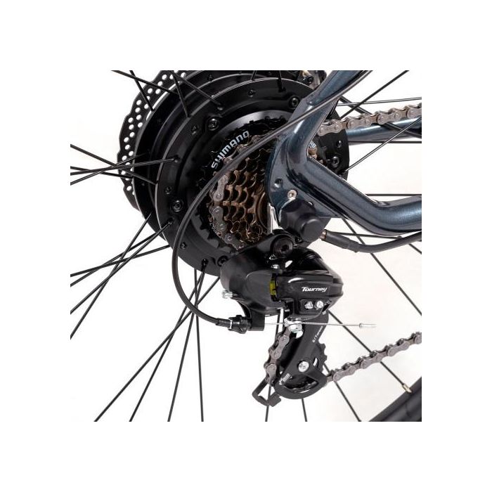 Youin Bicicleta Eléctrica MTB You-Ride Everest BK3100L Negra y Blanca, 29", 250W, Batería 504Wh, Horquilla Suspensión, Frenos Disco, 21V