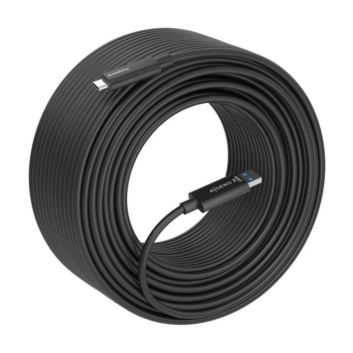 AISENS A157-0927 Cable USB Activo Óptico Híbrido USB 3.2 Gen 2 (10Gbps) USB-A a USB-C 40m Negro - Datos Unidireccional 8 AISENS A157-0927 Cable USB Activo Óptico Híbrido USB 3.2 Gen 2 (10Gbps) USB-A a USB-C 40m Negro - Datos Unidireccional 8