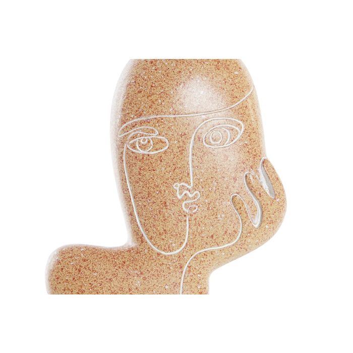 DKD Home Decor Figura Urban de Resina Cara Abstracta, Blanco y Terracota, 27x15.5x6 cm (4 Unidades Surtidas) 2 DKD Home Decor Figura Urban de Resina Cara Abstracta, Blanco y Terracota, 27x15.5x6 cm (4 Unidades Surtidas) 2