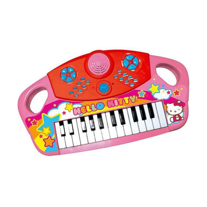 Reig Órgano Electrónico de Juguete 25 Teclas Hello Kitty para Niños +3 Años - Sonidos y Música - Funciona con 3 Pilas LR6 (no incluidas) 1 Reig Órgano Electrónico de Juguete 25 Teclas Hello Kitty para Niños +3 Años - Sonidos y Música - Funciona con 3 Pilas LR6 (no incluidas) 1