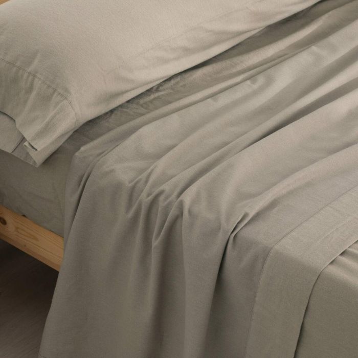 Juego de Sábanas SG Hogar Taupé Cama de 135 4 Juego de Sábanas SG Hogar Taupé Cama de 135 4