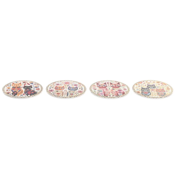 Salvamantel Shabby DKD Home Decor Multicolor Blanco 20 x 0.7 x 20 cm (12 Unidades) 1 Salvamantel Shabby DKD Home Decor Multicolor Blanco 20 x 0.7 x 20 cm (12 Unidades) 1