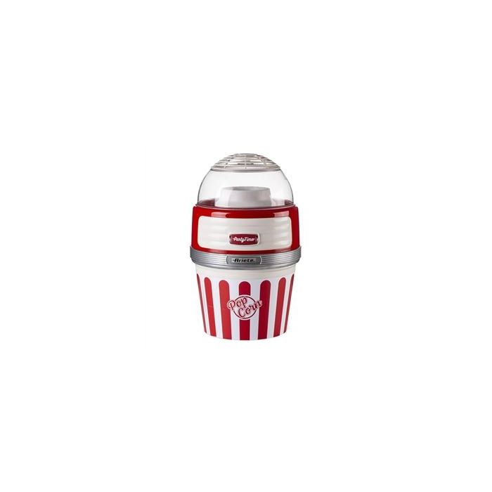 Ariete 2957 Máquina de Palomitas Party Time Big Popper Roja, Diseño Retro Años 50, Aperitivo Natural