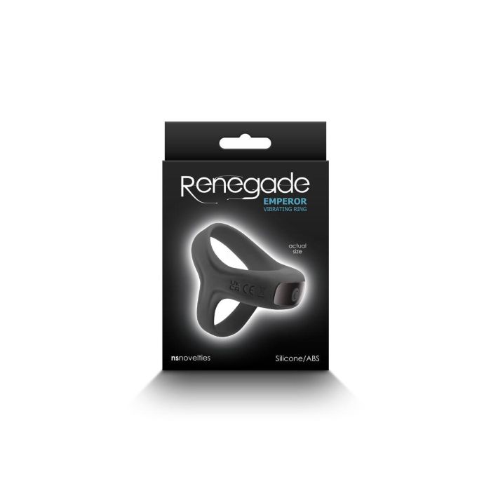 Anillo para el Pene NS Novelties Renegade Negro 2 Anillo para el Pene NS Novelties Renegade Negro 2