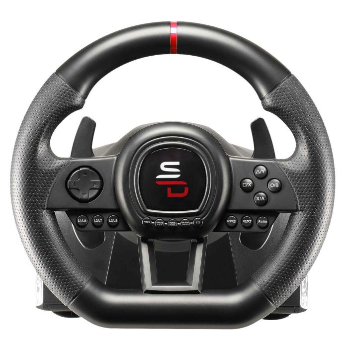 SUPERDRIVE GS650-X Volante de Carreras con Cambio Manual, 3 Pedales y Levas para PS4 / Xbox 1 SUPERDRIVE GS650-X Volante de Carreras con Cambio Manual, 3 Pedales y Levas para PS4 / Xbox 1