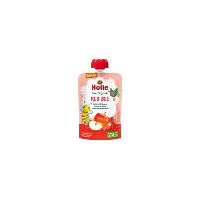 Smoothie Red Bee Manzana-Fresa 8Meses 100G Demeter