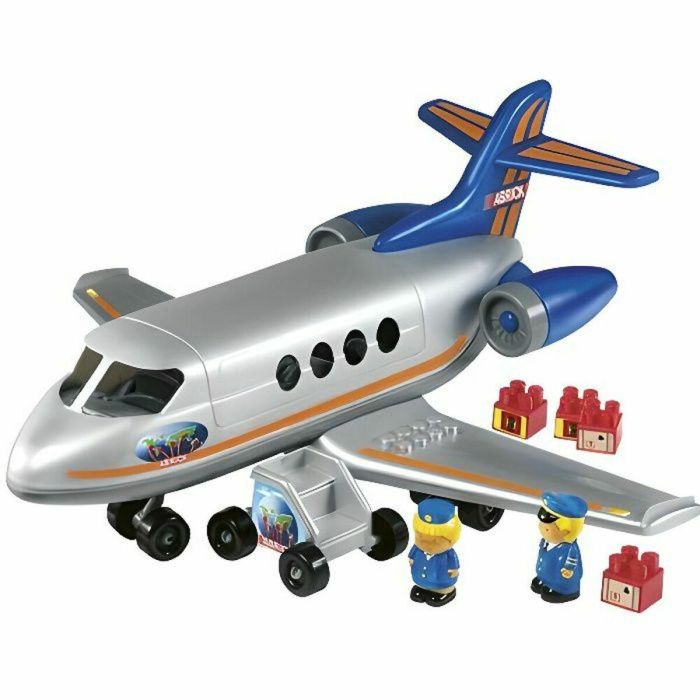 Ecoiffier Avión Abrik - Juguete de Primera Edad para Bebés y Niños Pequeños, apto desde 18 Meses, para Niñas y Niños
