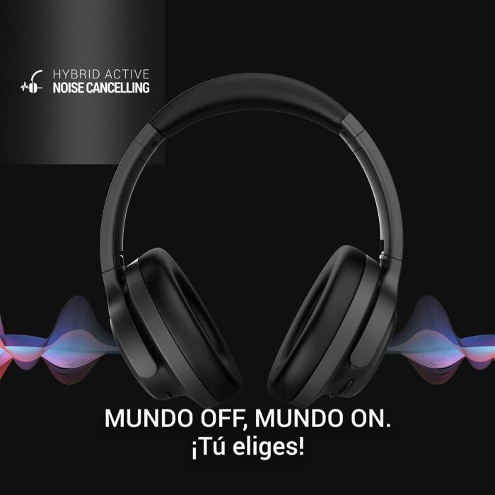 Energy Sistem Auriculares Silent ANC Inalámbricos con Cancelación de Ruido, Bluetooth 5.4, Negro 6 Energy Sistem Auriculares Silent ANC Inalámbricos con Cancelación de Ruido, Bluetooth 5.4, Negro 6
