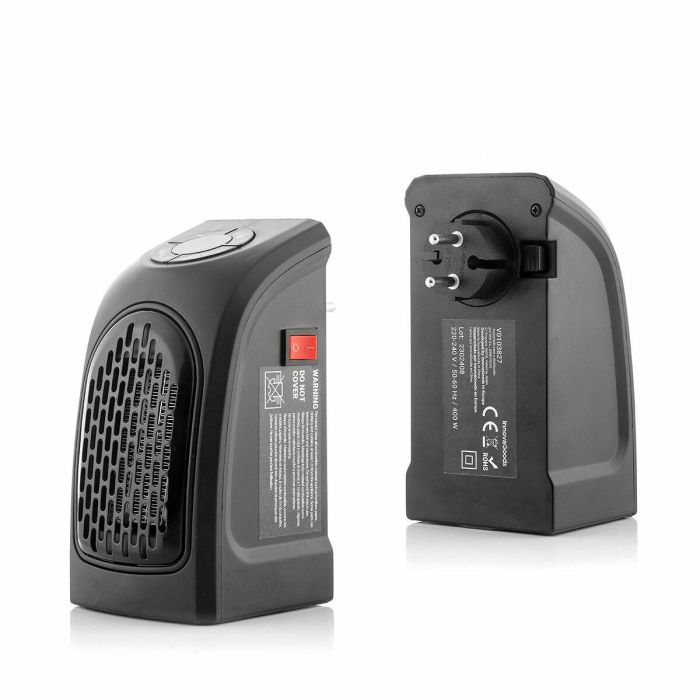 Mini Calefactor de Enchufe Portátil Heatpod InnovaGoods 400 W 3 Mini Calefactor de Enchufe Portátil Heatpod InnovaGoods 400 W 3