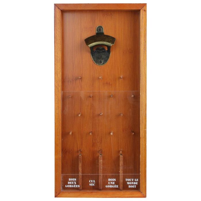 Mister Gadget Juego Beber Abrebotellas Bistrot 39,5x18,5x4 cm 2