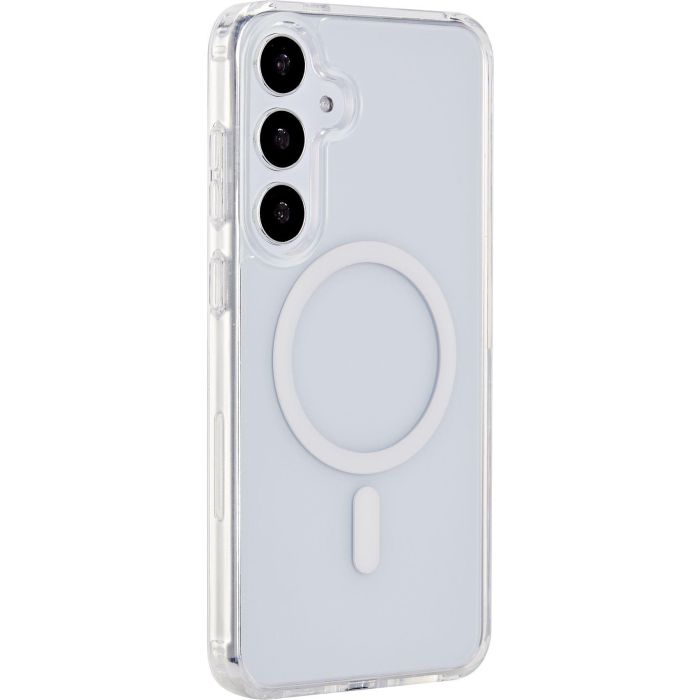 eSTUFF INFINITE OSLO Funda Híbrida Magnética para Samsung Galaxy S25 - Transparente - 86% Plástico Reciclado 1