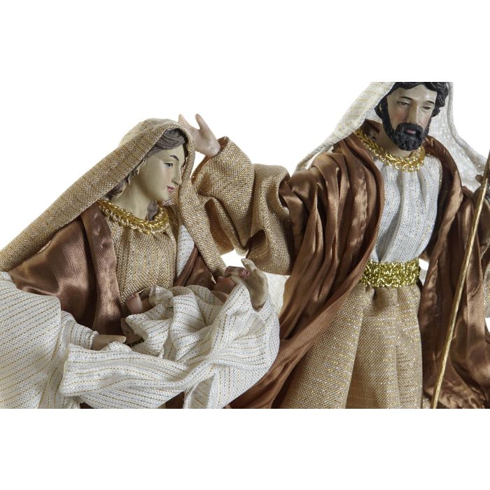 DKD Home Decor Nacimiento Navidad Moderna Dorado 50 x 50 x 5 cm 3