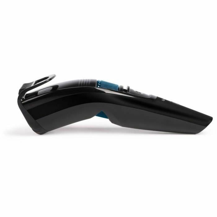 Livoo DOS186 Recortadora de barba recargable 5W, hasta 90 min autonomía, 20 longitudes hasta 10 mm, Negro/Azul 5