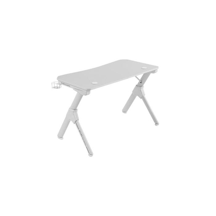 Mars Gaming Mesa MGD Gaming CARBON FIBER White - 110x60cm, Fibra de Carbono, Soporte para Cascos y Bebidas, Gestión de Cables, Modelo MGDW Mars Gaming Mesa MGD Gaming CARBON FIBER White - 110x60cm, Fibra de Carbono, Soporte para Cascos y Bebidas, Gestión de Cables, Modelo MGDW