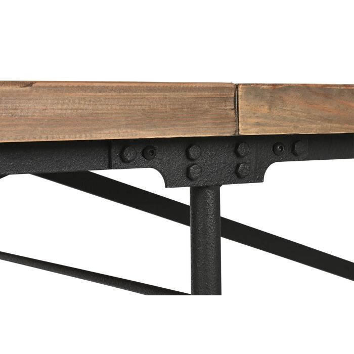 Mesa Comedor Alpino DKD Home Decor Marron Negro 100 x 78 x 300 cm 3 Mesa Comedor Alpino DKD Home Decor Marron Negro 100 x 78 x 300 cm 3