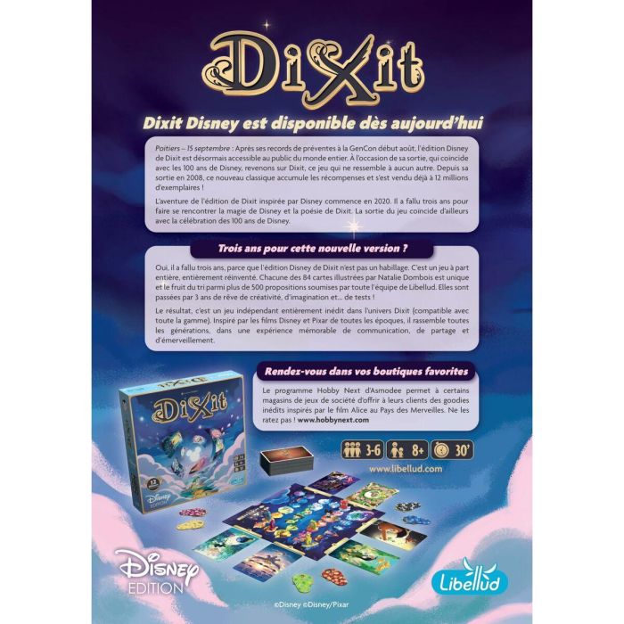 Asmodee ASM3558380107071 Dixit Disney Juego de Mesa de Imaginación para 3 a 6 personas 12