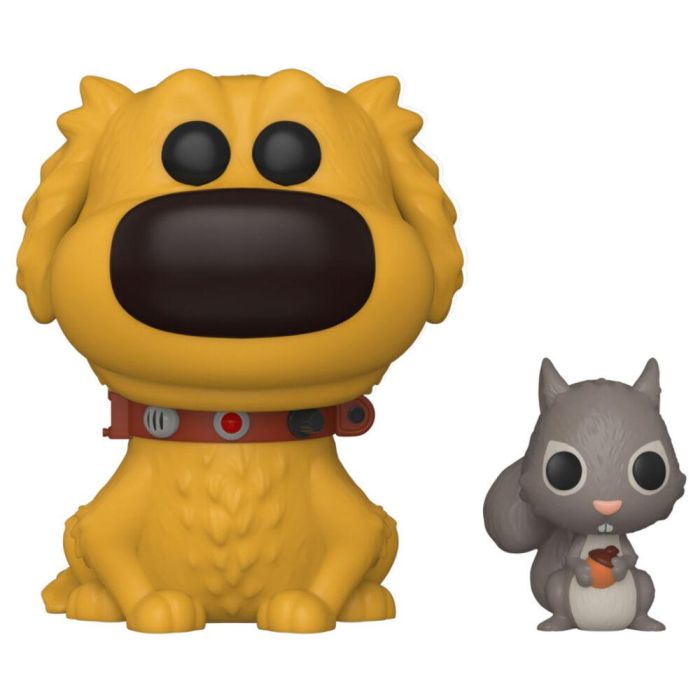 Funko Pop Disney Up Dug & Ardilla - Figura de Vinilo de 9cm con Caja Original 1 Funko Pop Disney Up Dug & Ardilla - Figura de Vinilo de 9cm con Caja Original 1