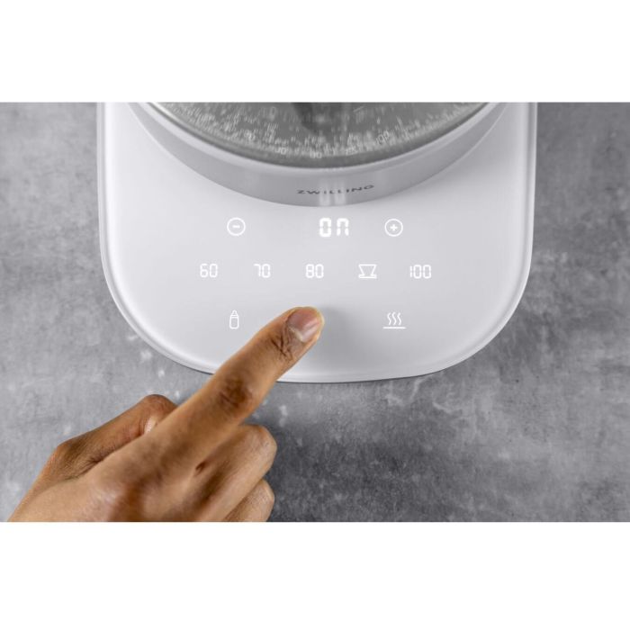Zwilling ENFINIGY Wasserkocher Glas Weiß 5 Zwilling ENFINIGY Wasserkocher Glas Weiß 5